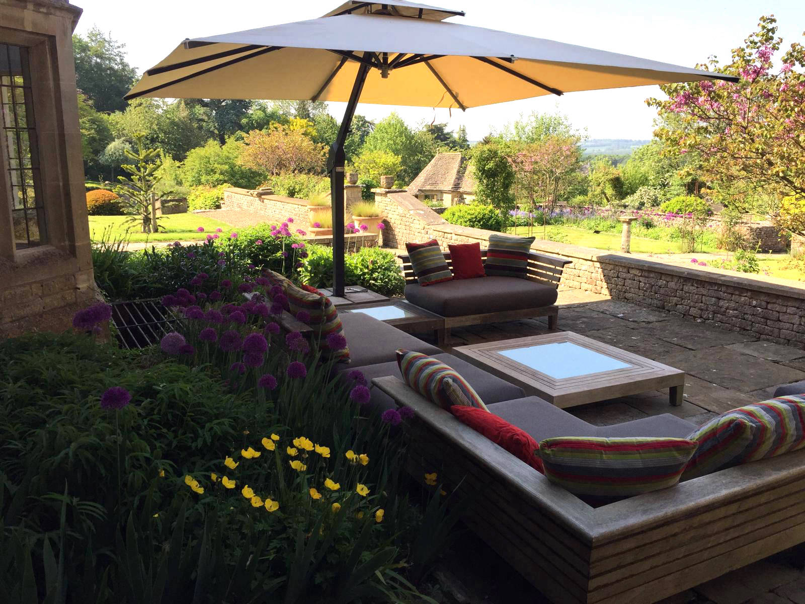 Terrace at Amiradou Cotswolds | Amiradou Collection